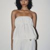 Clothing Deiji Studios | Strapless Cotton Top