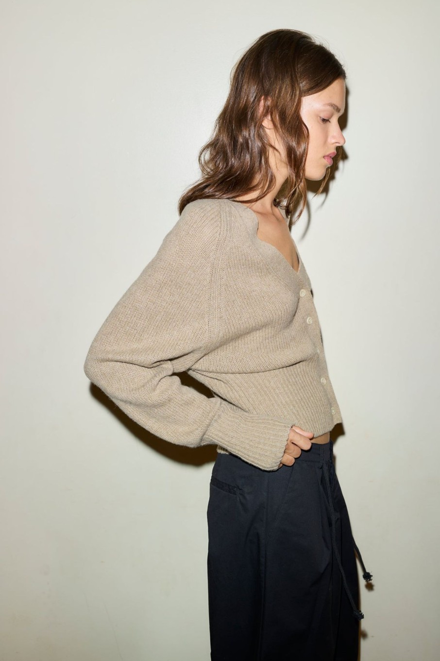 Clothing Deiji Studios | The Cropped Cardigan