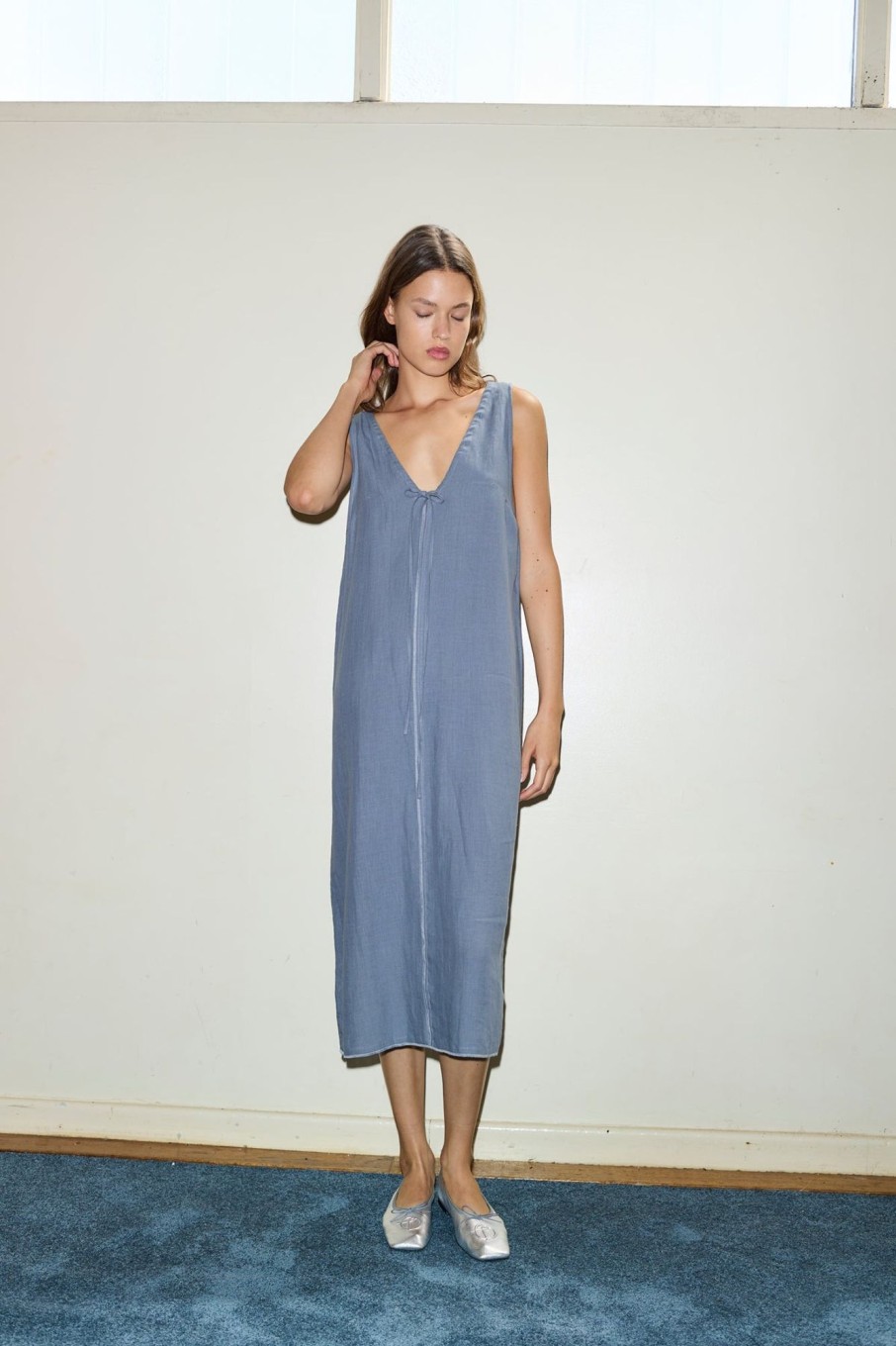 Clothing Deiji Studios | The Tie Slip Dress