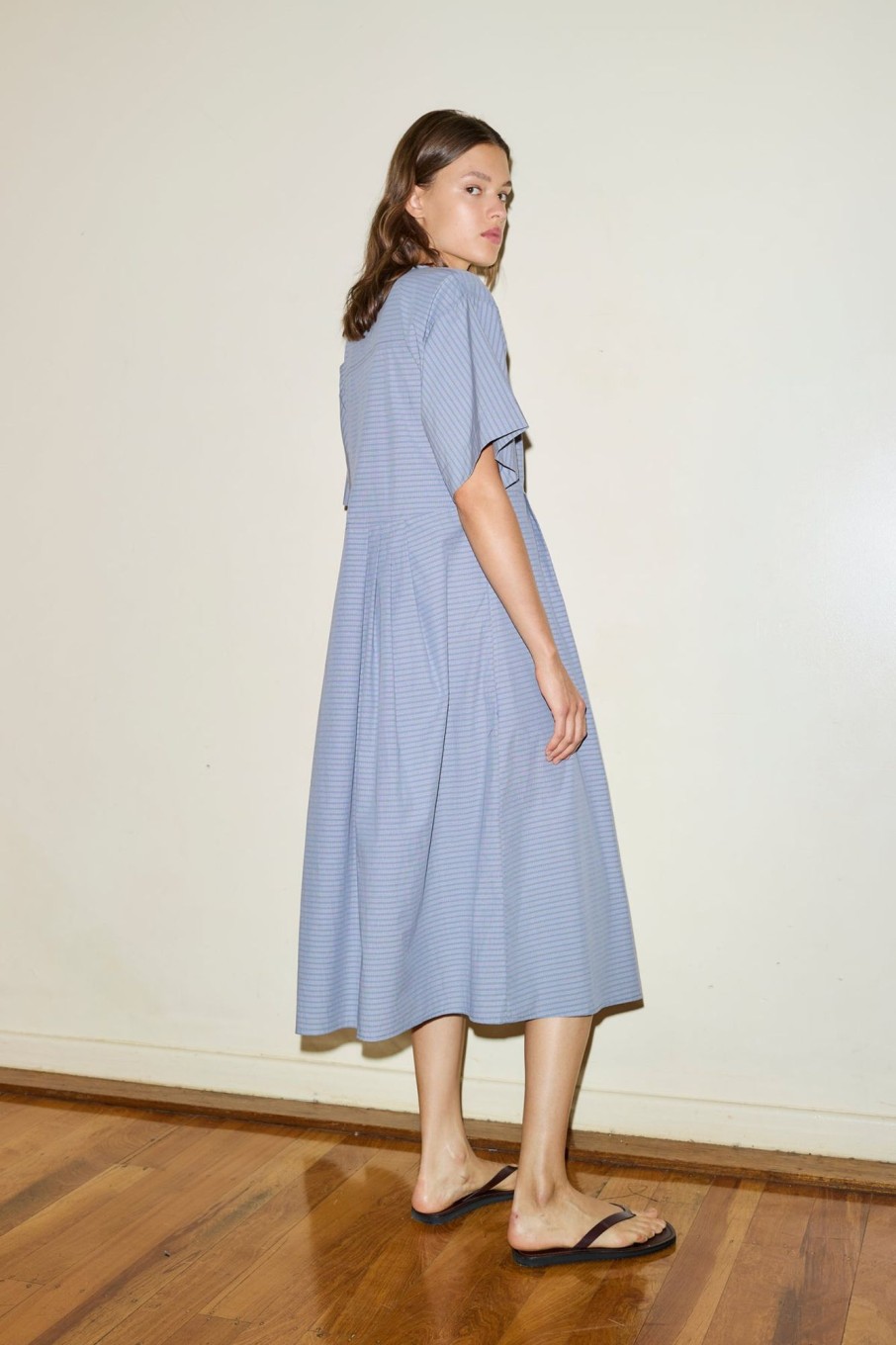 Clothing Deiji Studios | The Square Sleeve Dress