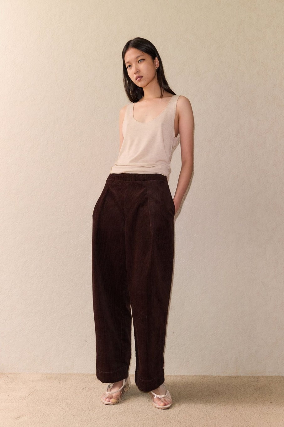 Clothing Deiji Studios | The Straight Cord Pant