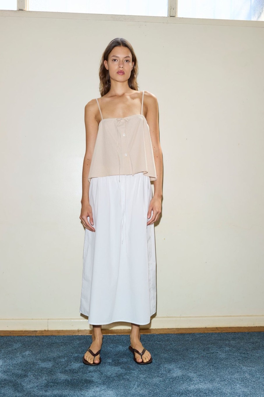 Clothing Deiji Studios | The Mid Cotton Skirt