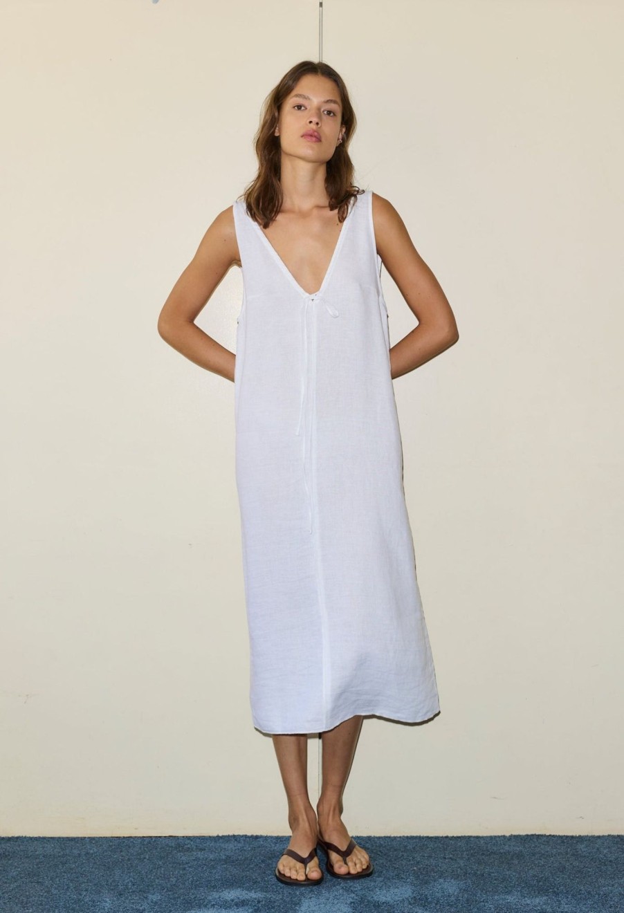 Clothing Deiji Studios | The Tie Slip Dress