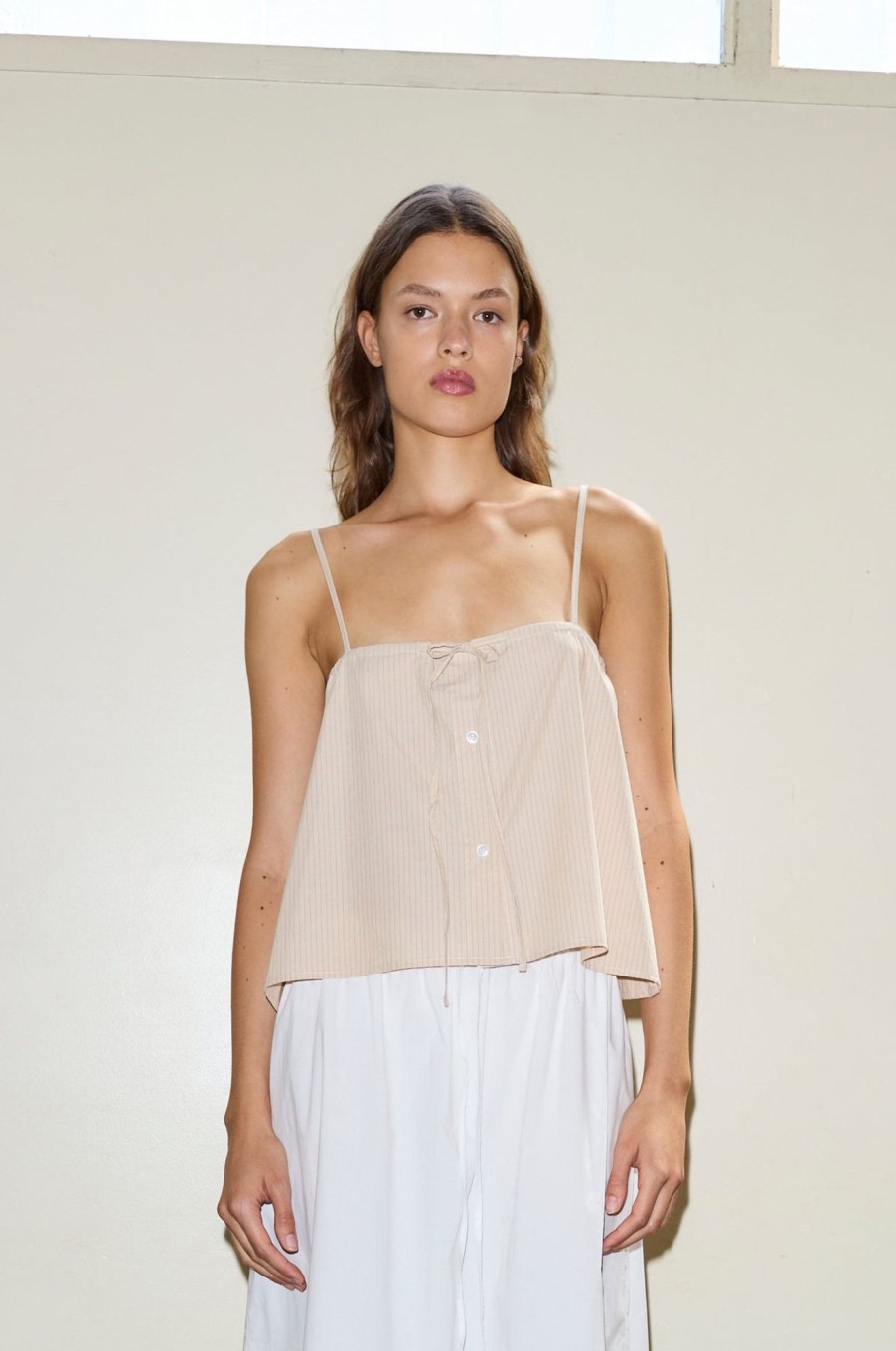 Clothing Deiji Studios | The Placket Strap Top