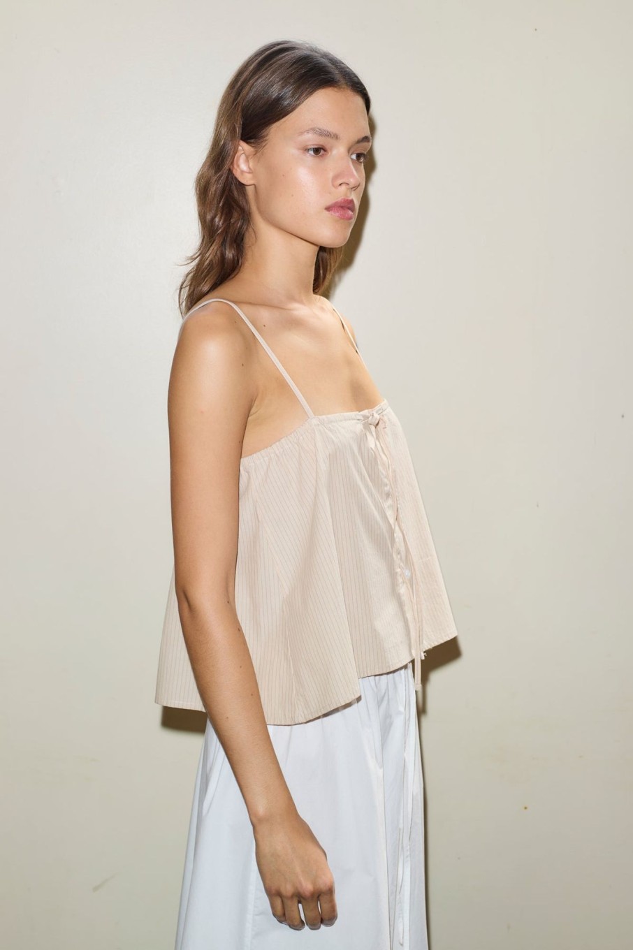 Clothing Deiji Studios | The Placket Strap Top