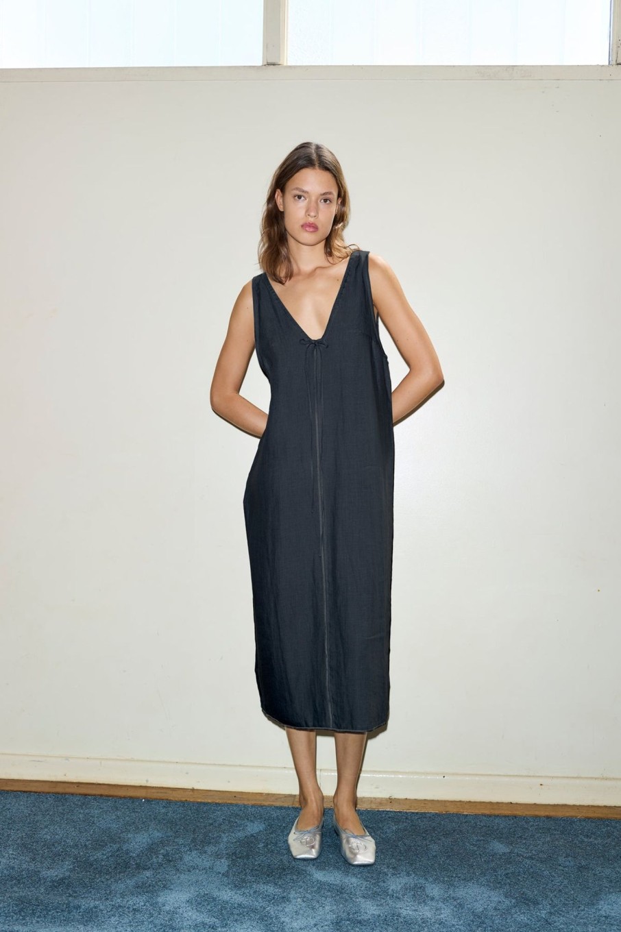 Clothing Deiji Studios | The Tie Slip Dress