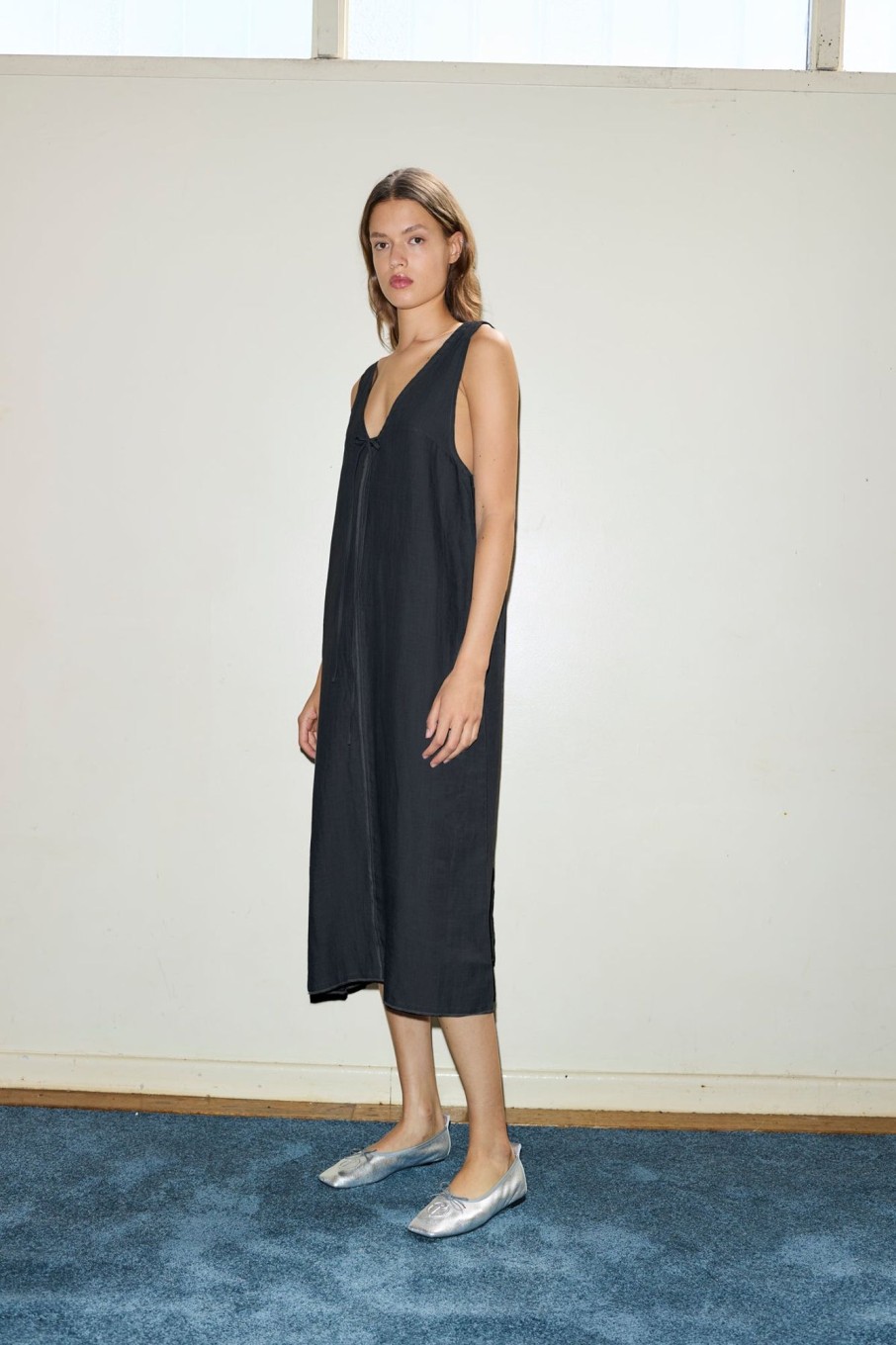 Clothing Deiji Studios | The Tie Slip Dress